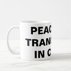 "Peace And Tranquility In Christ" Classic Mug
