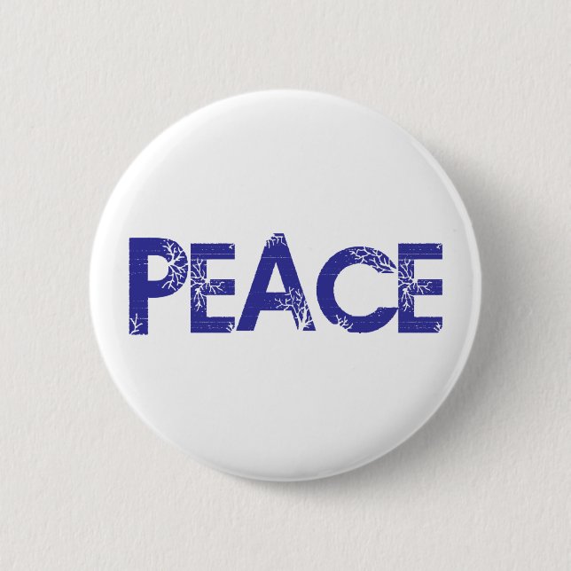 Peace And Trees 2 Inch Round Button (Front)