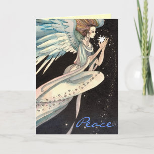 Peace Angel Christmas Card