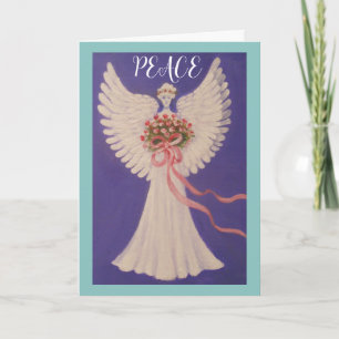 Peace Angel Standard, 5" x 7" Folded Greeting Card