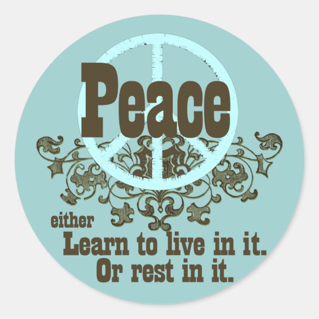 Peace Anti-war Stickers (Front)