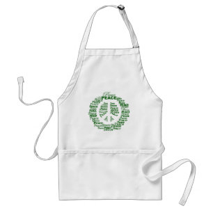 Peace apron - choose style & colour