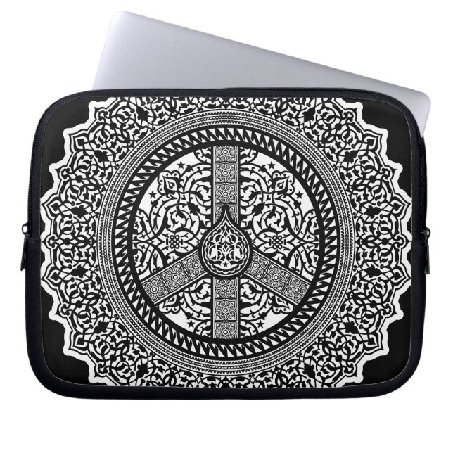 Peace Arabesque Electronics Bag (Front)