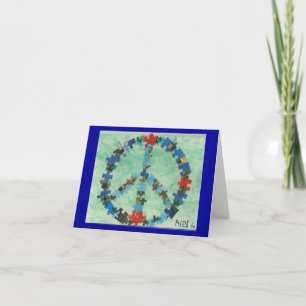 Peace Around The World Holiday Card