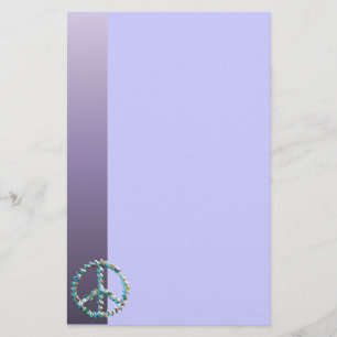 Peace Art Symbol Stationery