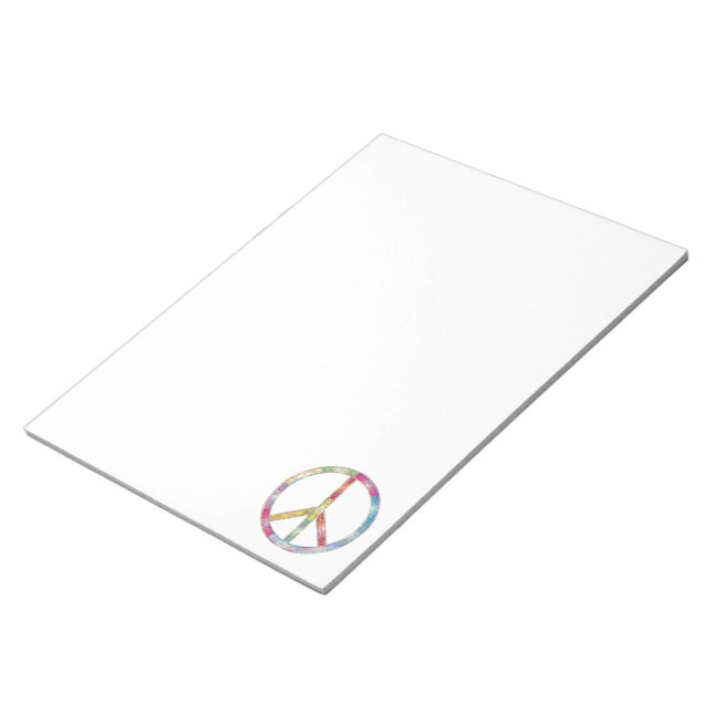 peace artsy notepad (Angled)