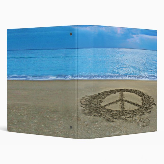 peace at the ocean binder (Background)