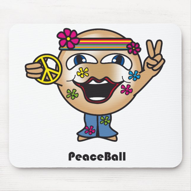 Peace Ball Mousepad (Front)