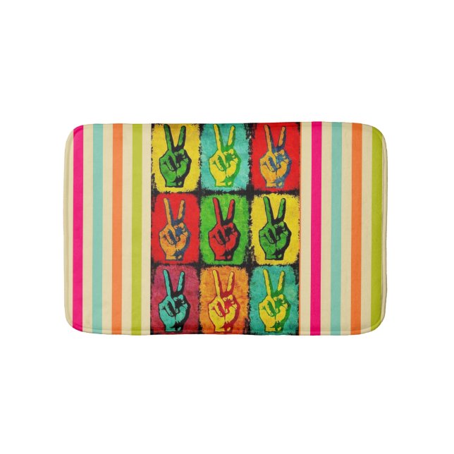 Peace Bath Mat (Front)