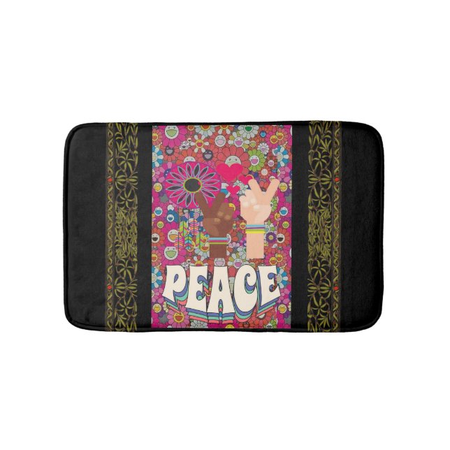 Peace Bath Mat (Front)