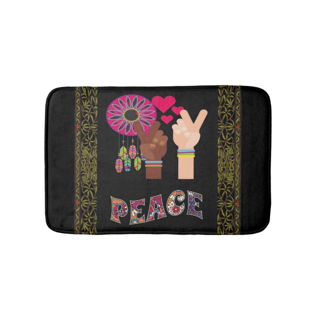 Peace Bath Mat (Front)