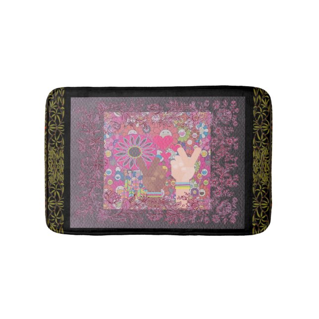 Peace Bath Mat (Front)