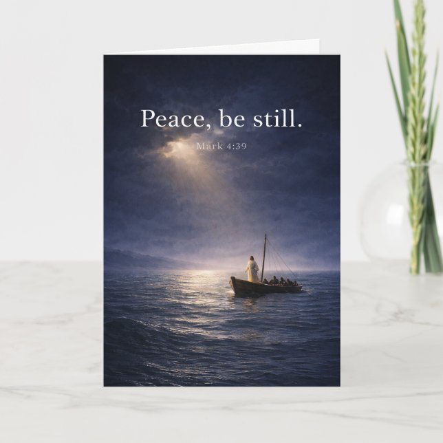 Peace Be Still Card (Front)