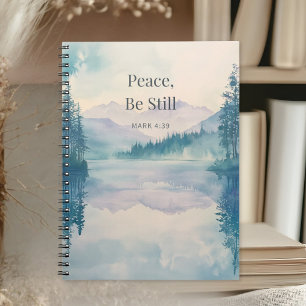 Peace Be Still Christian Scripture – Mark 4:39 Notebook