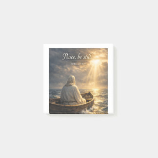Peace, Be Still • Mark 4:39 KJV • Christian Post‑I Post-it Notes