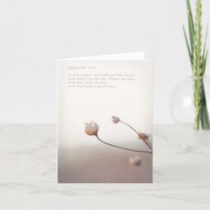 Peace Be Still note card