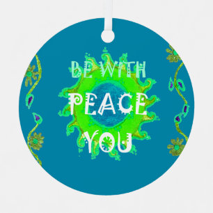 Peace Be with You Art Print Christmas Ornament