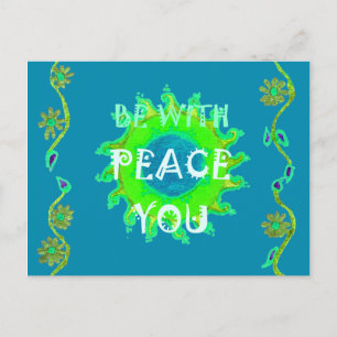 Peace Be with You Art Print Postcard