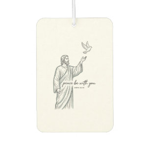 Peace Be With You Dove Christian Vintage Shirt Air Freshener
