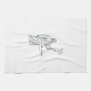 Peace Be With You Dove Christian Vintage Shirt Kitchen Towel