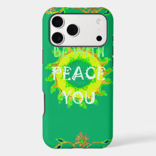 Peace Be With You: Inspirational Green and Yellow