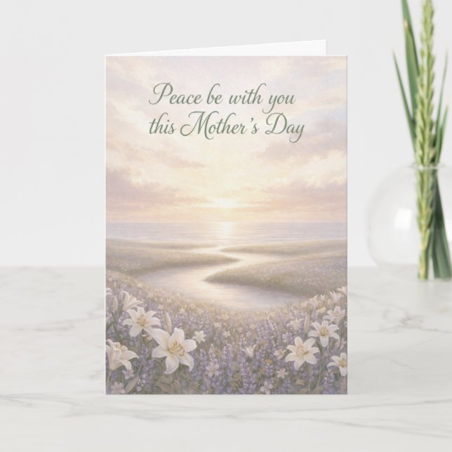 Peace Be With You on Mother's Day Card (Front)