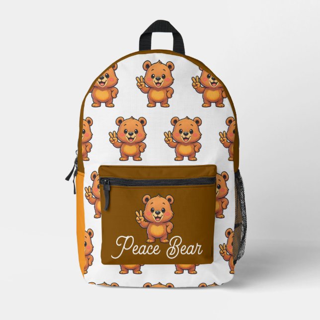 Peace Bear Cute Bag (Front)