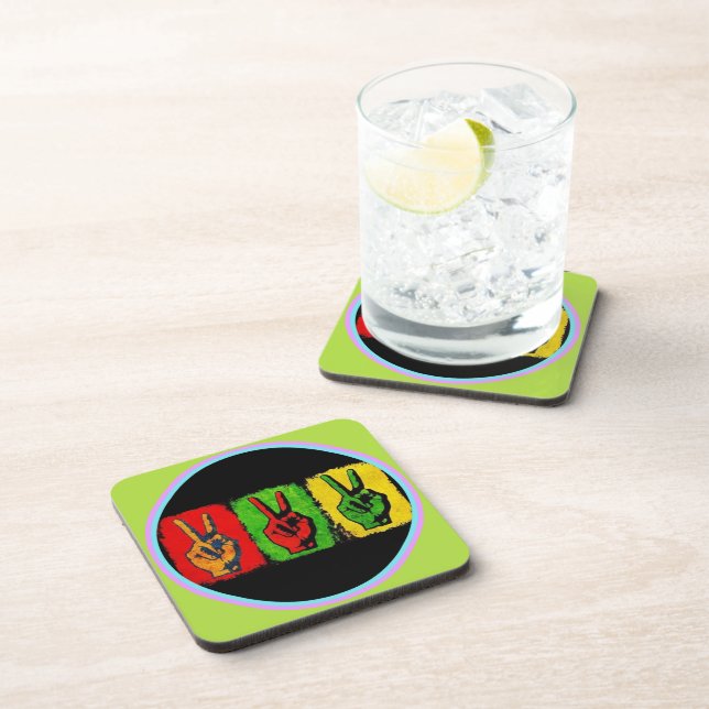 Peace Beverage Coaster (Right Side)