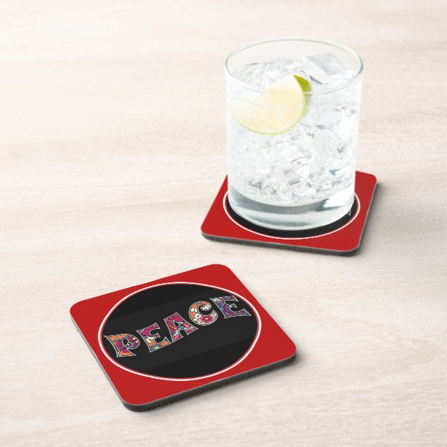 Peace Beverage Coaster (Right Side)