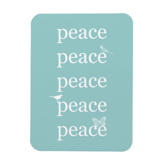 Peace Birds Magnet (Vertical)