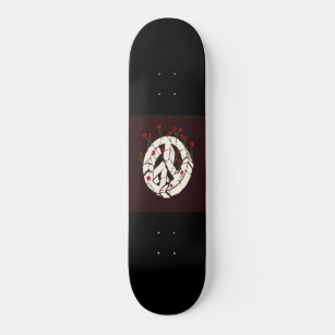 “Peace Blossoms” Skateboard