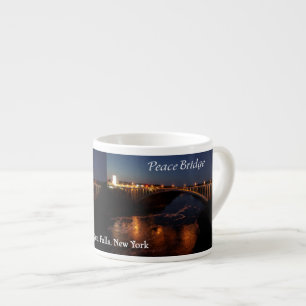 Peace Bridge espresso mug