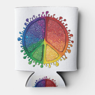 Peace bubbles can cooler