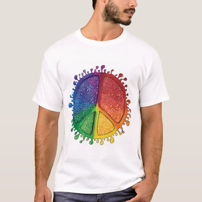 Peace bubbles T-Shirt (Front)