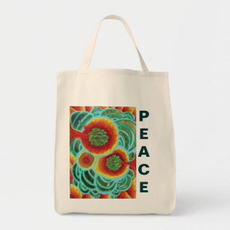 Peace Bubbles Tote Bag