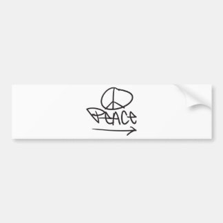peace bumper sticker