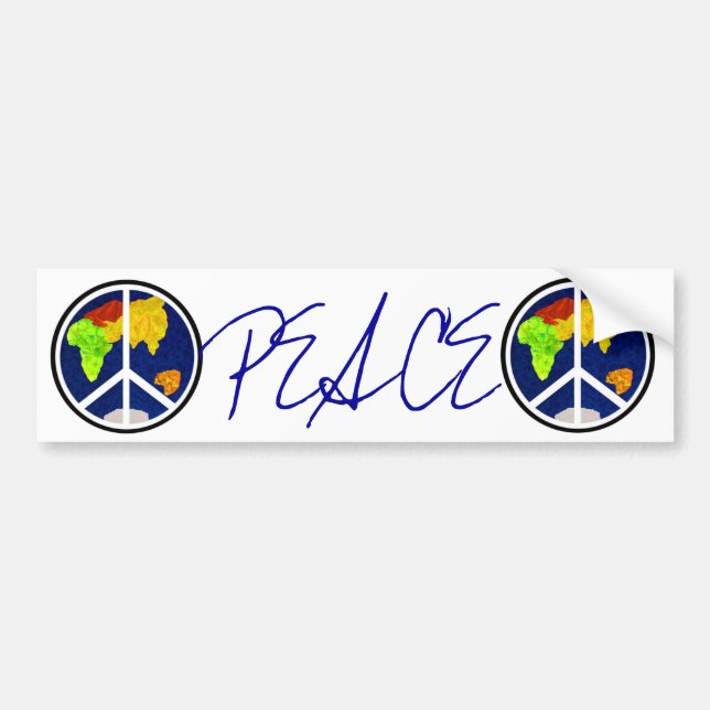 PEACE Bumper Sticker (Front)