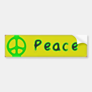 peace bumper sticker