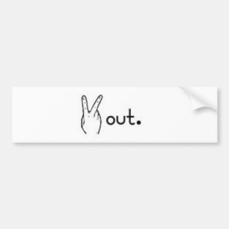 peace bumper sticker