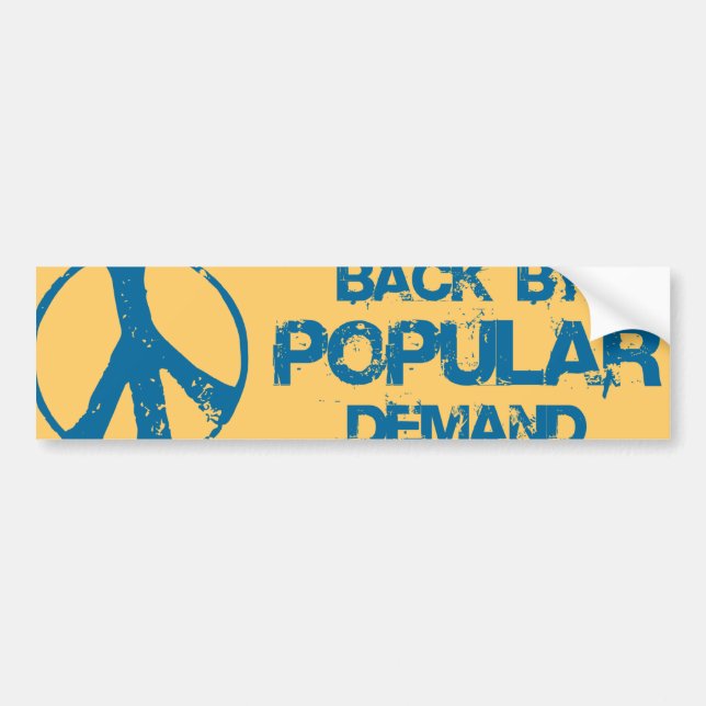 Peace Bumper Sticker (Front)