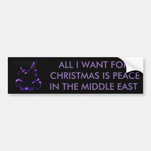 PEACE BUMPER STICKER