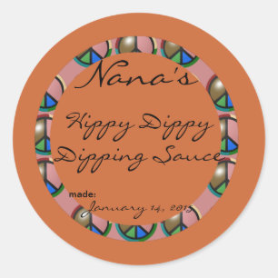 Peace Canning lid cover - sized for a 2.5 inch lid Classic Round Sticker