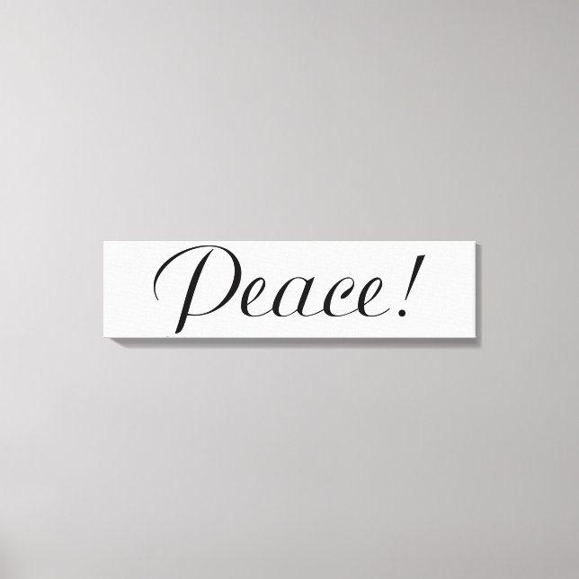 PEACE CANVAS PRINT (Front)