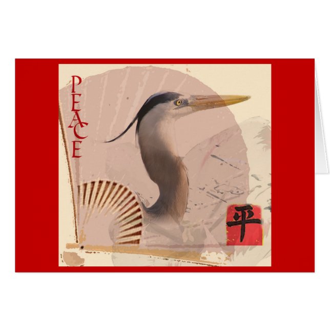 Peace Card Red (Front Horizontal)