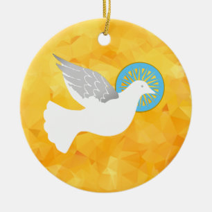 Peace Ceramic Ornament
