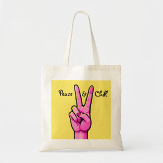 Peace & Chill ✌️ Sac fourre-tout minime de dessin 