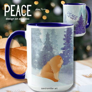 PEACE Chow chien tasse - Voir les deux côtés