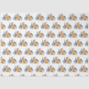 PEACE  Chow dog tissue paper