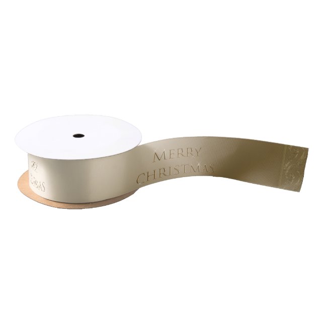 Peace Christmas Satin Ribbon (Spool)