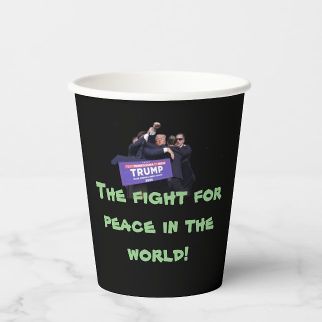 Peace coffee cup (Front)